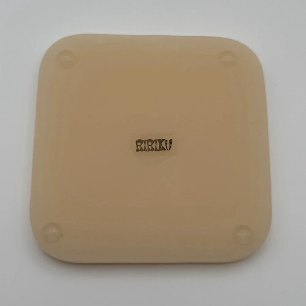 RiRiKu Resin Coasters‎ Set of 4 Square 4in Marbled New In Box